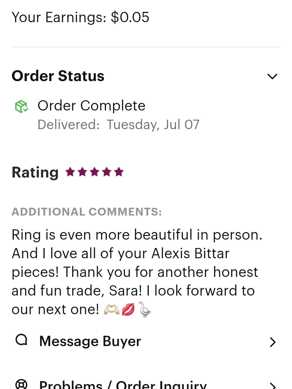 Alexis Bittar Purple Star Rating Graphic Tee Print